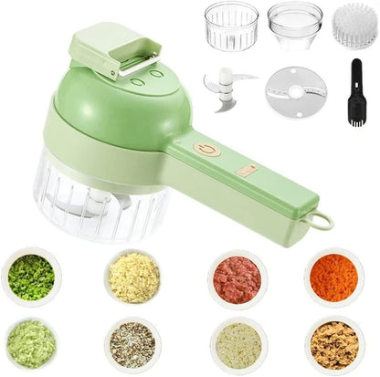 4 in 1 Portable Electric Vegetable Chopper