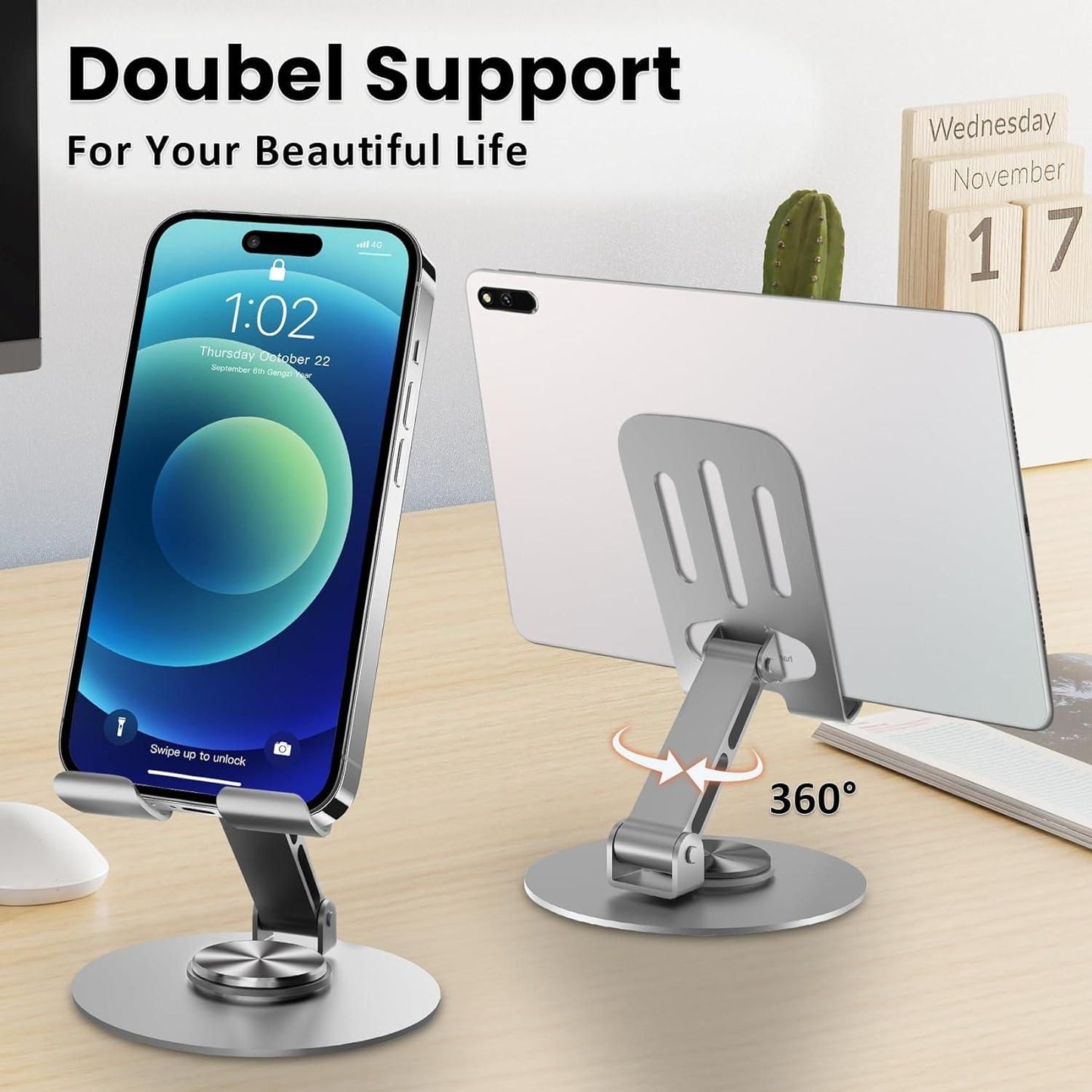360° Rotatable Phone/Tablet Stand