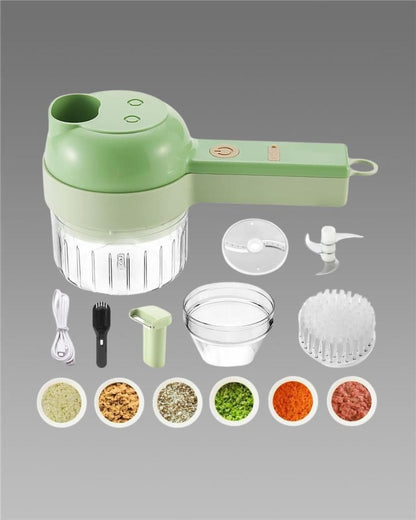 4 in 1 Portable Electric Vegetable Chopper