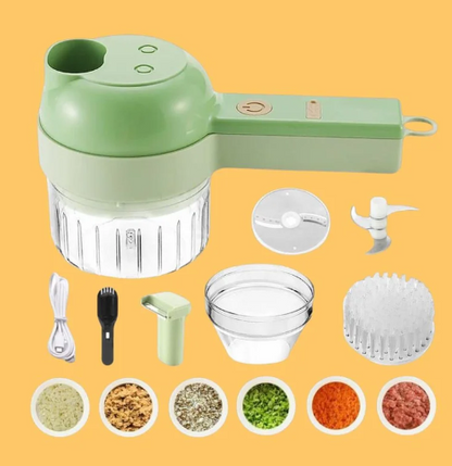 4 in 1 Portable Electric Vegetable Chopper